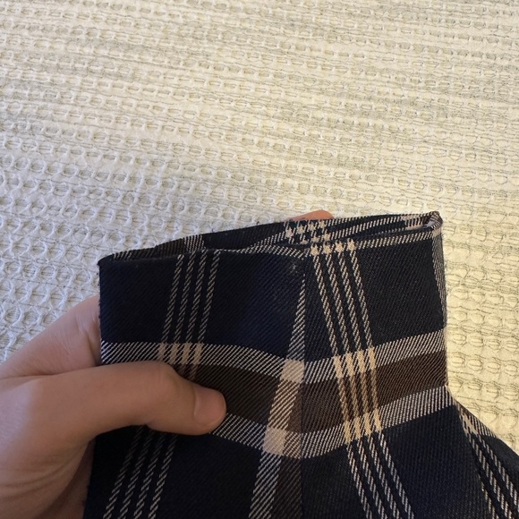 Plaid Blazer in Navy/Brown - Small - Picture 7 of 8